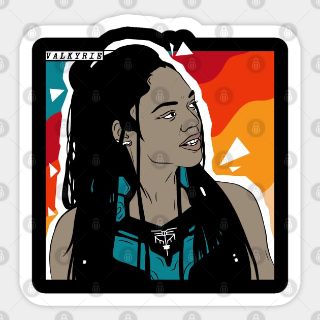 valkyrie - Favorite female superhero Sticker by super villain